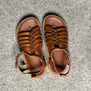 Wonder Nation Brown Kids Sandals